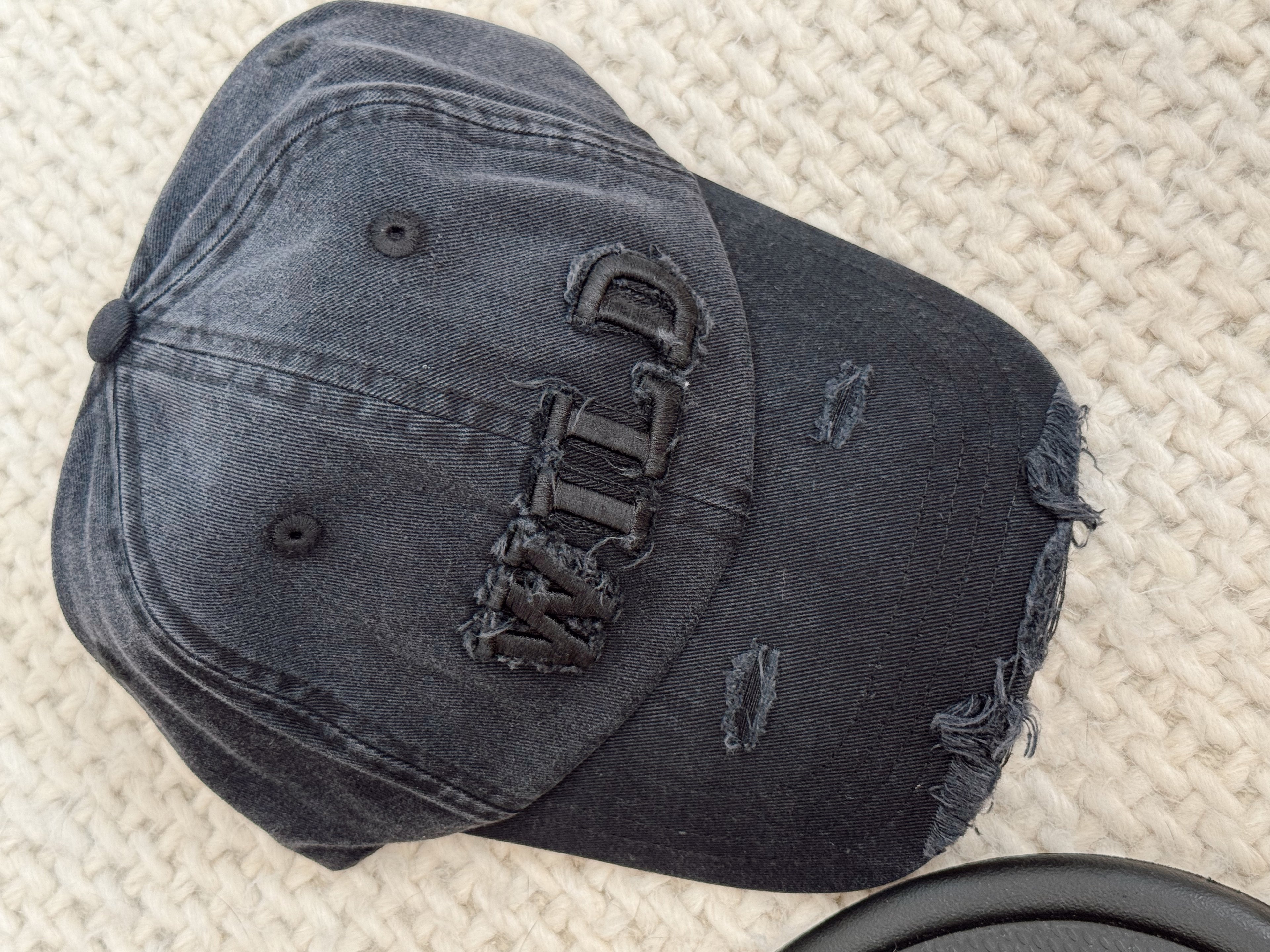 THE WILD CAP - Washed Black