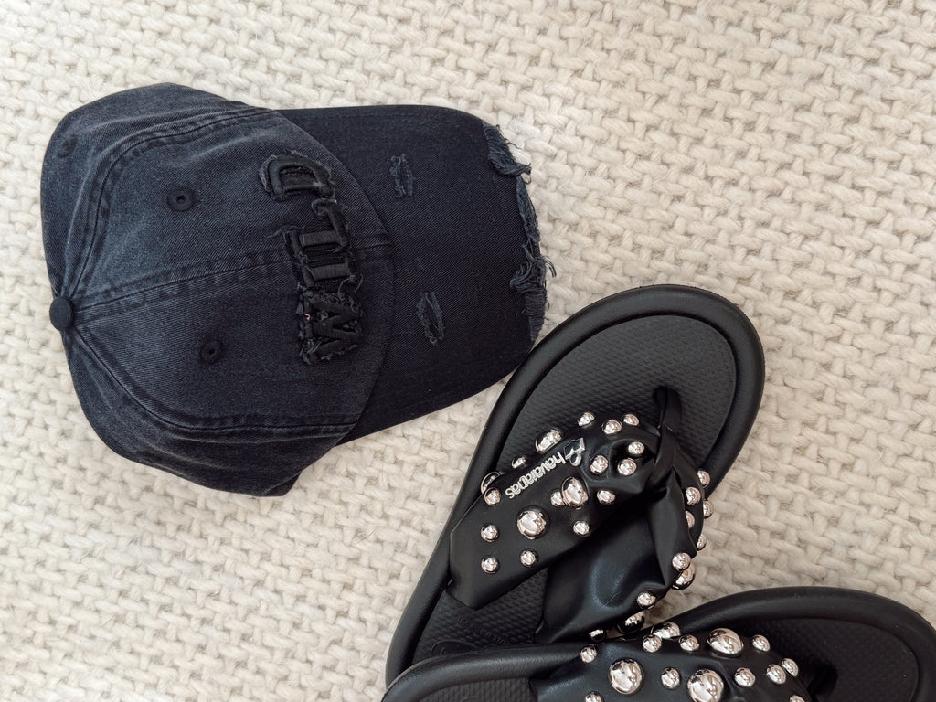 THE WILD CAP - Washed Black