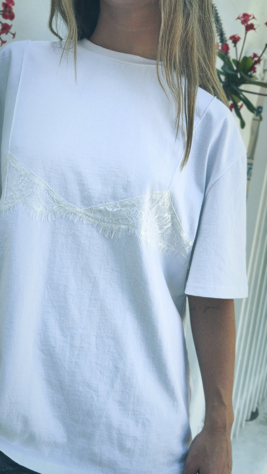 THE LINE INES TEE WHITE BABY LEMONADE