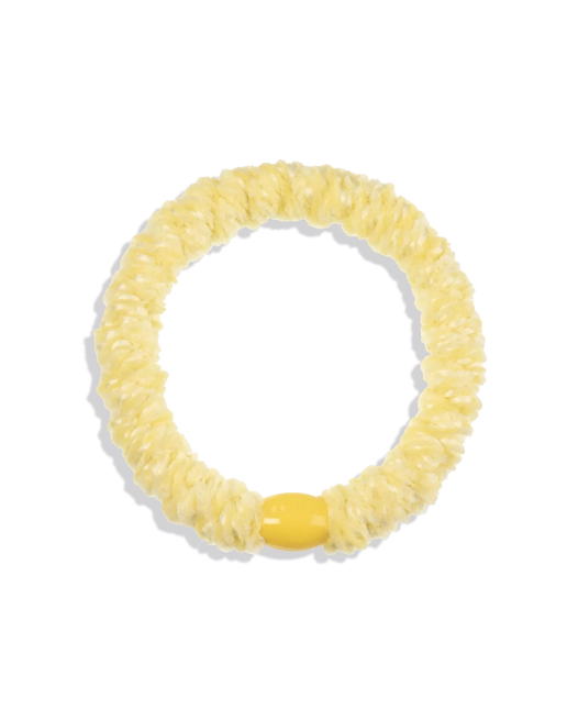 KKNEKKI Hair Ties - Velvet Light Yellow