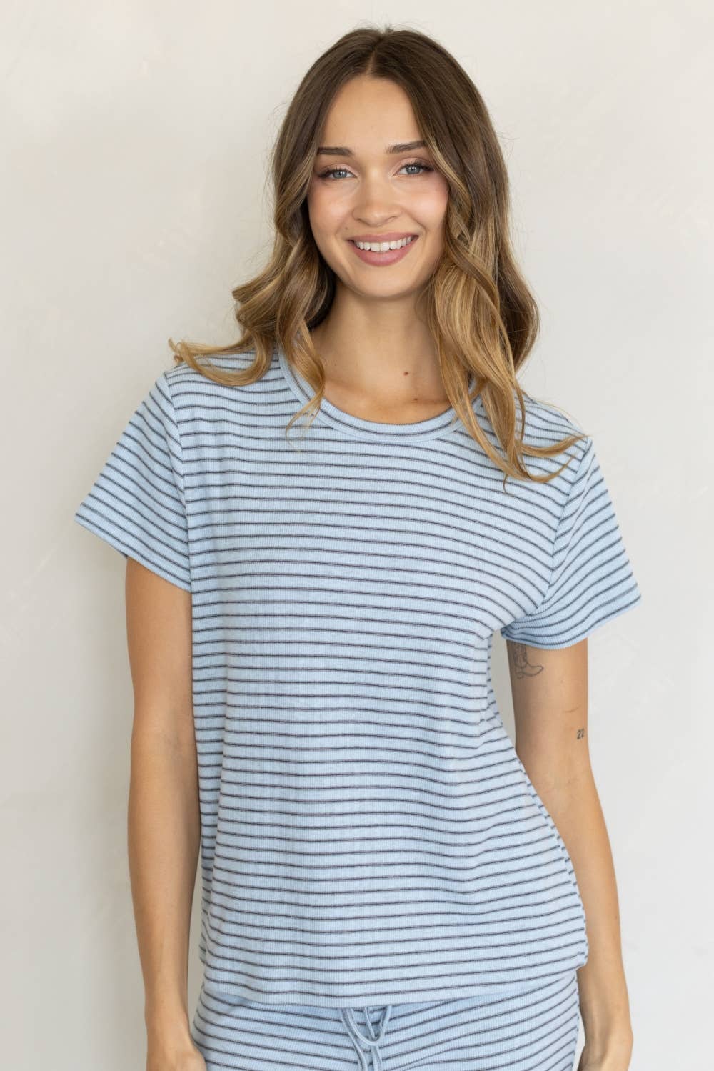 Oaklynn Tee - Light Blue