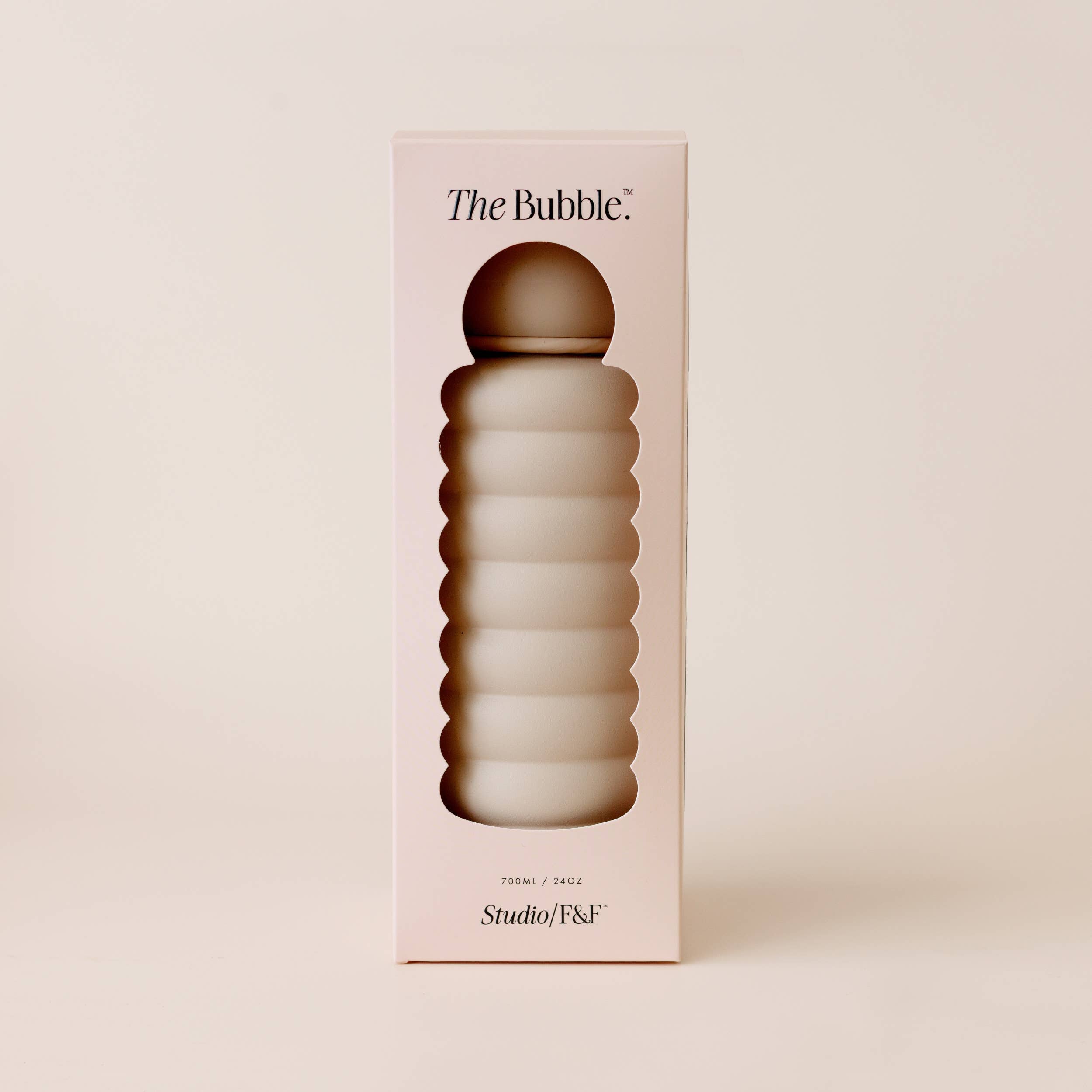 The Bubble Reusable Water Bottle 700ml - Latte