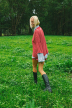 Basic Tee - Ruby Stripe