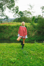Basic Tee - Ruby Stripe