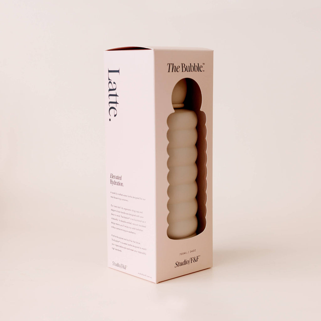 The Bubble Reusable Water Bottle 700ml - Latte