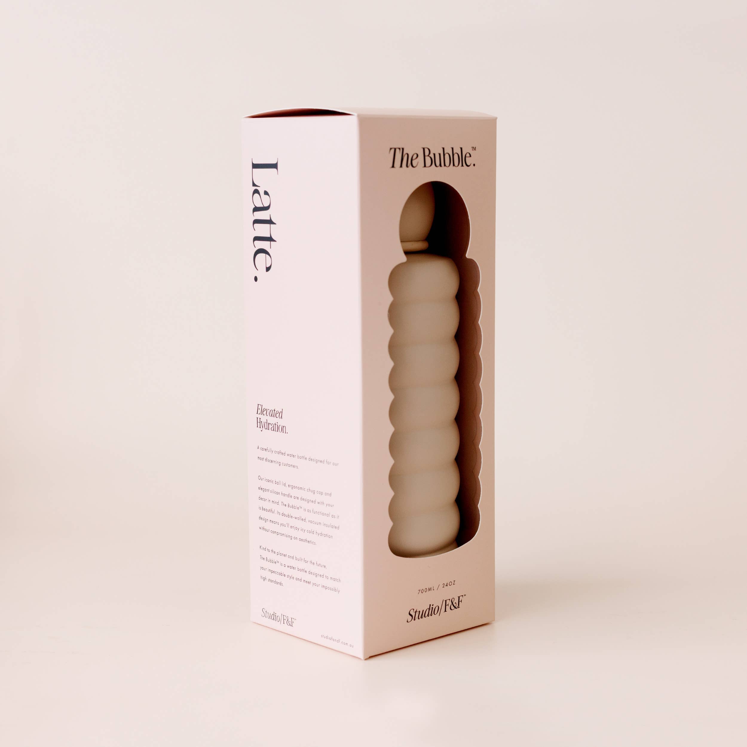 The Bubble Reusable Water Bottle 700ml - Latte