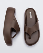 MELISSA FREE PLATFORM THONG - BRONZE